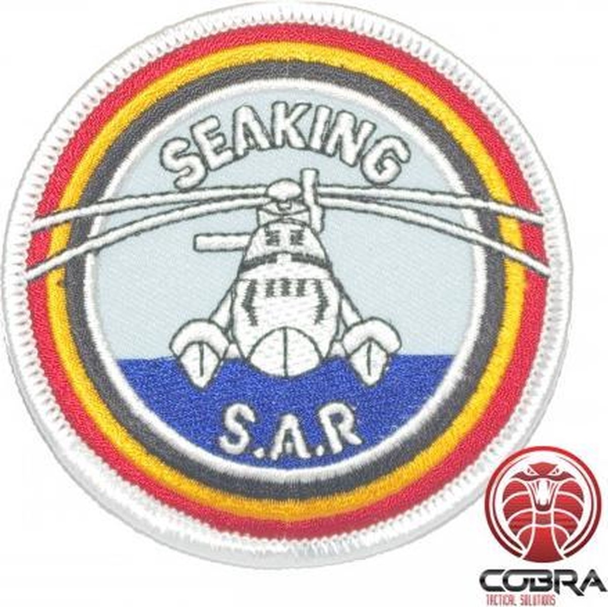 Belgian Air Force Seaking S.A.R. aviation geborduurde patch | Strijkpatches | Military Airsoft